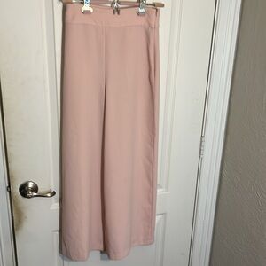 Zara woman size xs llight pink high waisted wide pants